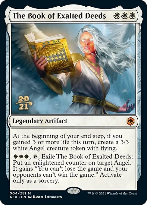 Image for The Book of Exalted Deeds (Prerelease Cards) (4) - Magic: The Gathering