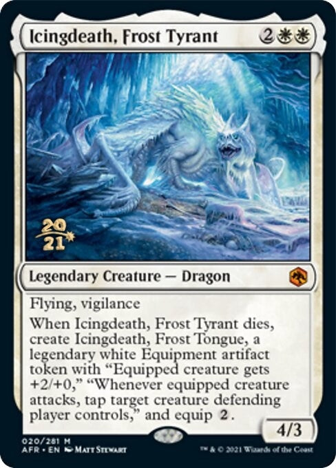 Image for Icingdeath, Frost Tyrant (Prerelease Cards) (20) - Magic: The Gathering
