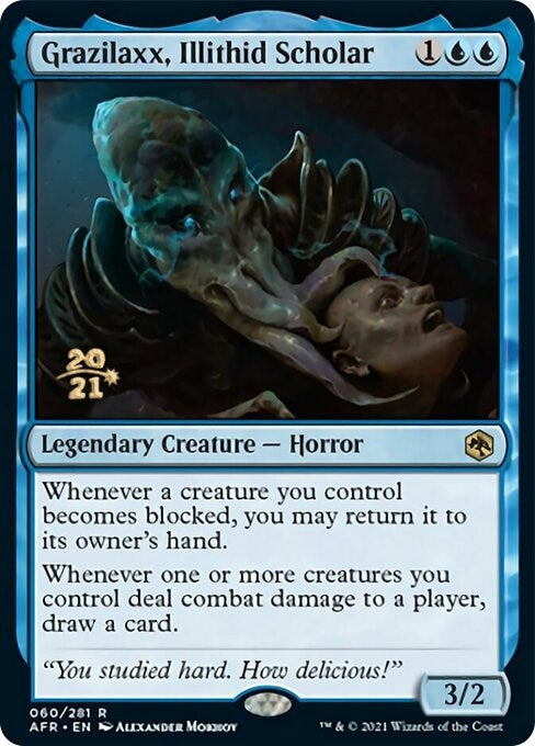Image for Grazilaxx, Illithid Scholar (Prerelease Cards) (60) - Magic: The Gathering