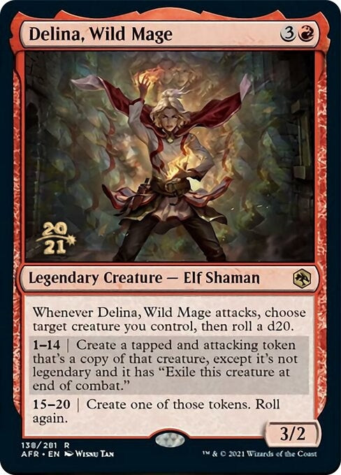 Image for Delina, Wild Mage (Prerelease Cards) (138) - Magic: The Gathering