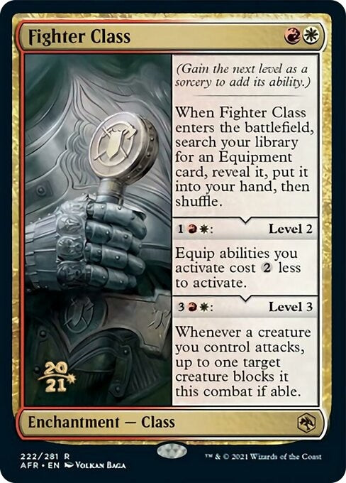 Image for Fighter Class (Prerelease Cards) (222) - Magic: The Gathering