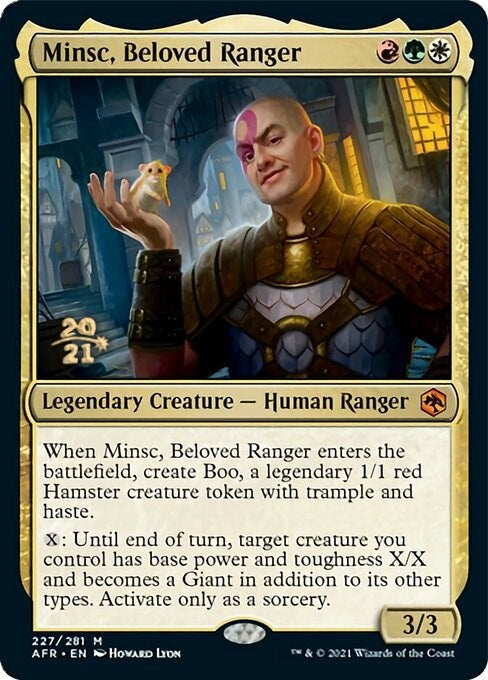 Image for Minsc, Beloved Ranger (Prerelease Cards) (227) - Magic: The Gathering
