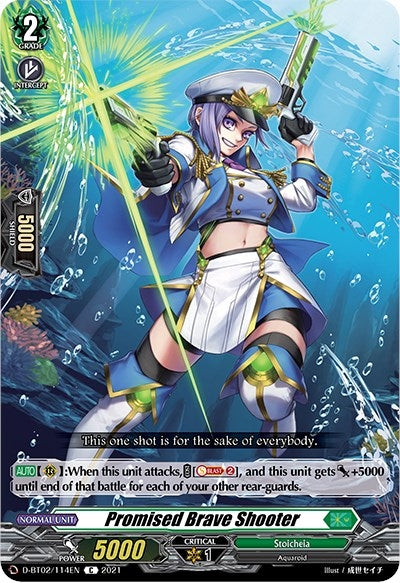 Image for Promised Brave Shooter (D-BT02: A Brush with the Legends) (D-BT02/114EN) - Cardfight Vanguard