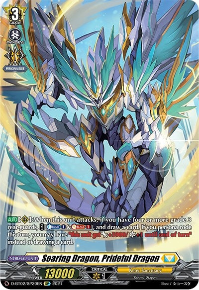 Image for Soaring Dragon, Prideful Dragon (SP) (D-BT02: A Brush with the Legends) (D-BT02/SP20EN) - Cardfight Vanguard