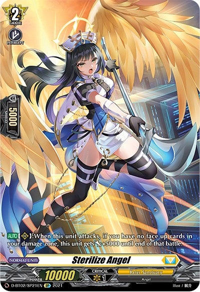 Image for Sterilize Angel (SP) (D-BT02: A Brush with the Legends) (D-BT02/SP21EN) - Cardfight Vanguard