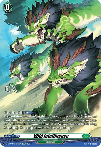 Image for Wild Intelligence (SP) (D-BT02: A Brush with the Legends) (D-BT02/SP25EN) - Cardfight Vanguard