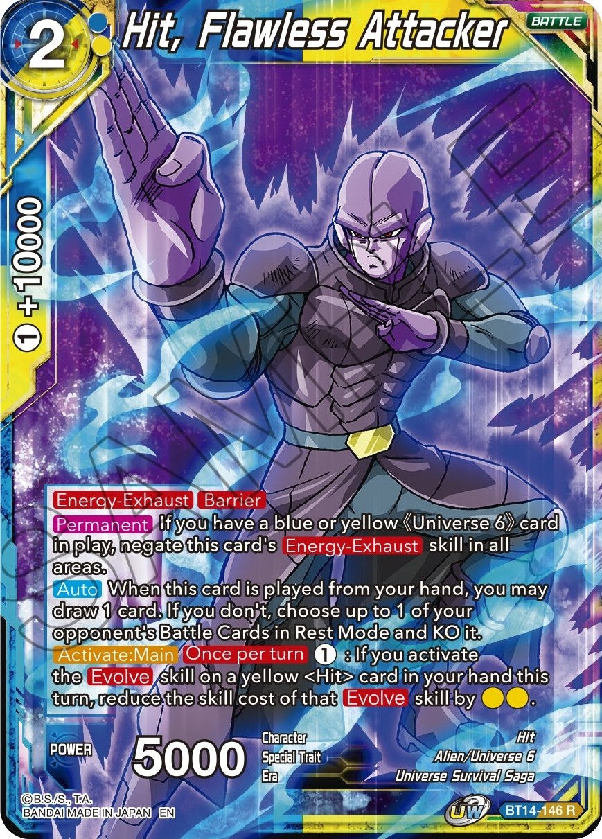 Image for Hit, Flawless Attacker (Cross Spirits) (BT14-146) - Dragon Ball Super: Masters