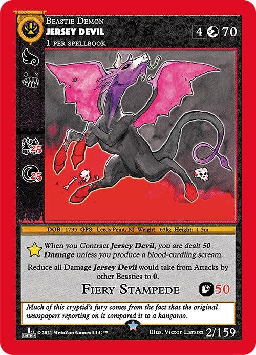 Image for Jersey Devil (Cryptid Nation: First Edition) (2) - MetaZoo