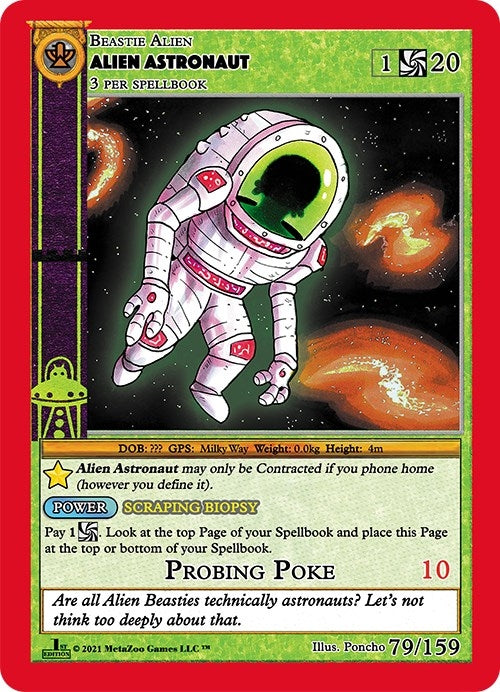 Image for Alien Astronaut (Cryptid Nation: First Edition) (79) - MetaZoo