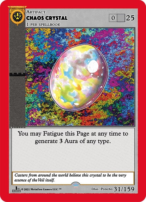 Image for Chaos Crystal (Cryptid Nation: First Edition) (31) - MetaZoo