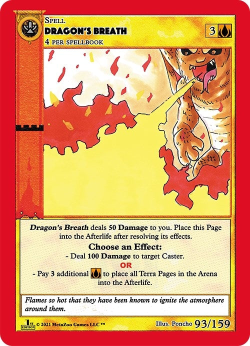 Image for Dragon's Breath (Cryptid Nation: First Edition) (93) - MetaZoo
