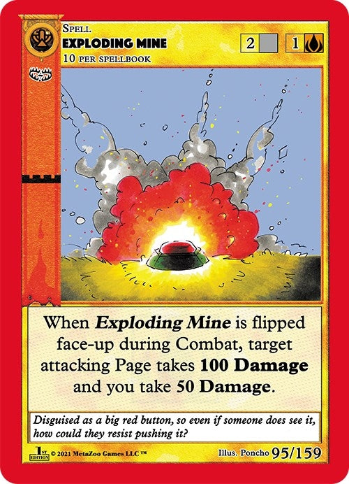 Image for Exploding Mine (Cryptid Nation: First Edition) (95) - MetaZoo
