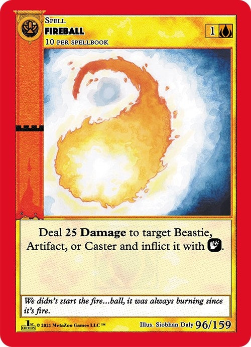 Image for Fireball (Cryptid Nation: First Edition) (96) - MetaZoo