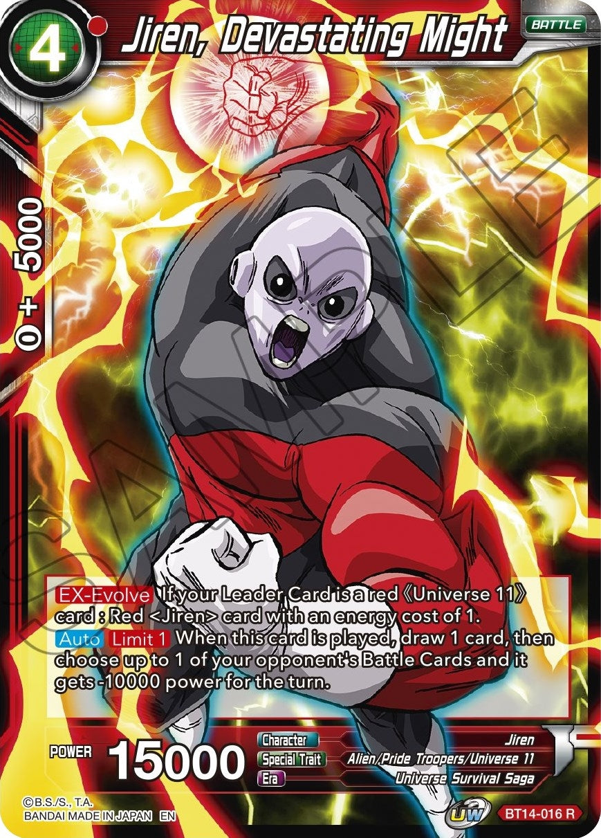 Image for Jiren, Devastating Might (Cross Spirits) (BT14-016) - Dragon Ball Super: Masters