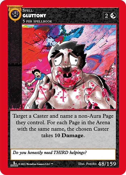 Image for Gluttony (Cryptid Nation: First Edition) (48) - MetaZoo