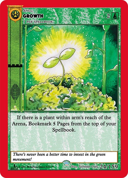 Image for Growth (Cryptid Nation: First Edition) (24) - MetaZoo