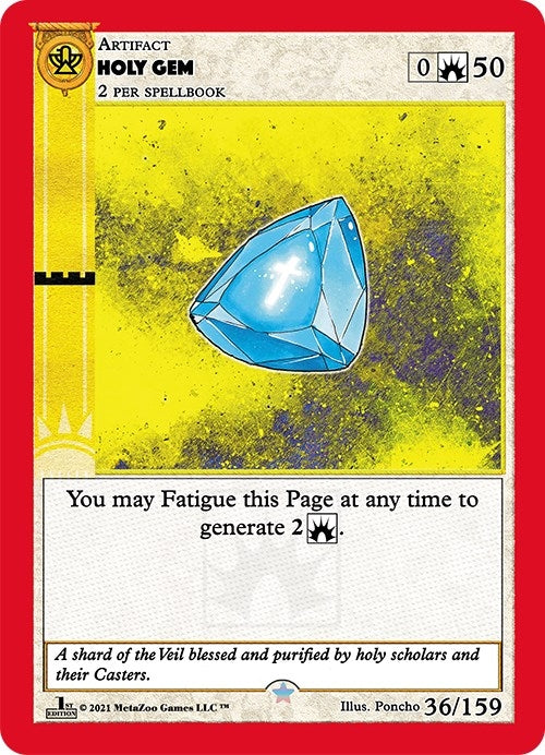 Image for Holy Gem (Cryptid Nation: First Edition) (36) - MetaZoo