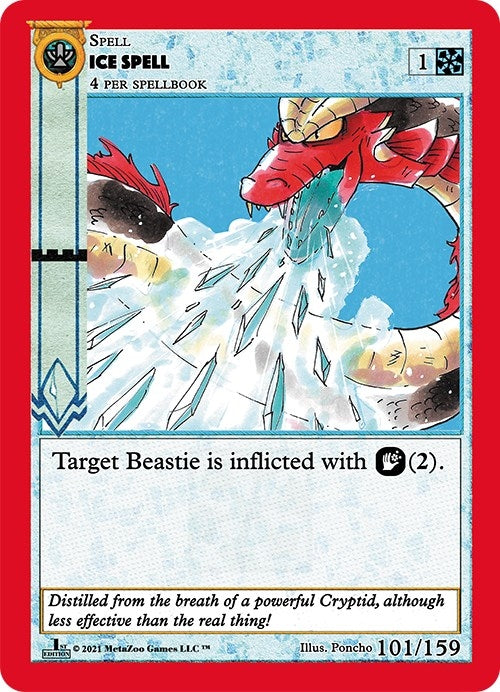 Image for Ice Spell (Cryptid Nation: First Edition) (101) - MetaZoo