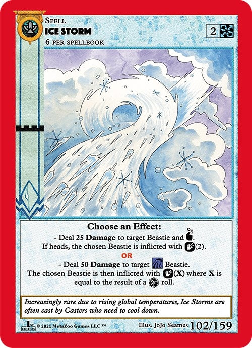 Image for Ice Storm (Cryptid Nation: First Edition) (102) - MetaZoo