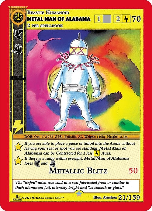 Image for Metal Man of Alabama (Cryptid Nation: First Edition) (21) - MetaZoo