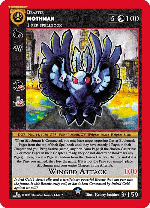 Image for Mothman (Cryptid Nation: First Edition) (3) - MetaZoo