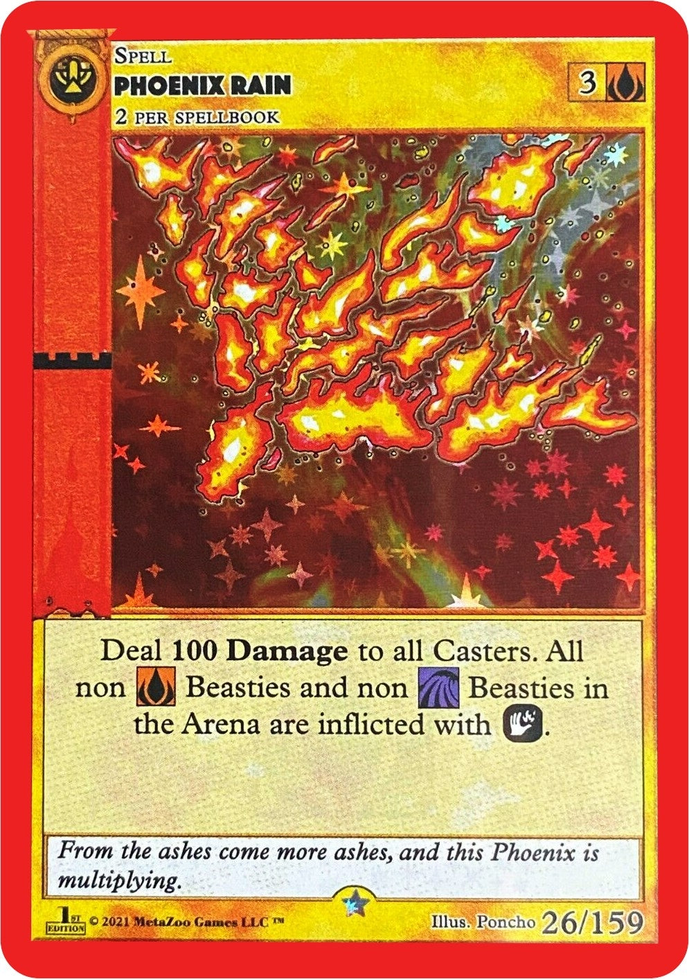 Image for Phoenix Rain (Cryptid Nation: First Edition) (26) - MetaZoo