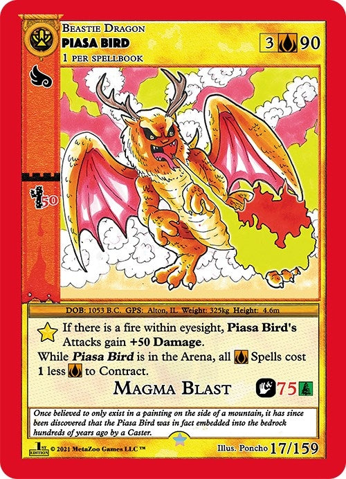 Image for Piasa Bird (Cryptid Nation: First Edition) (17) - MetaZoo