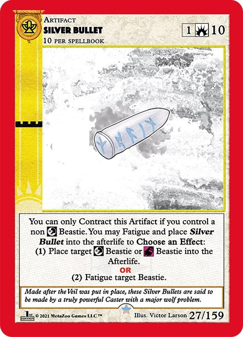 Image for Silver Bullet (Cryptid Nation: First Edition) (27) - MetaZoo