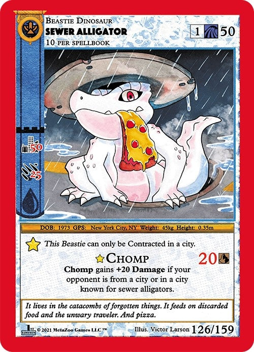 Image for Sewer Alligator (Cryptid Nation: First Edition) (126) - MetaZoo