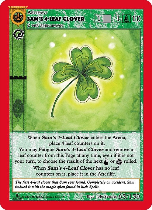 Image for Sam's 4-Leaf Clover (Cryptid Nation: First Edition) (65) - MetaZoo