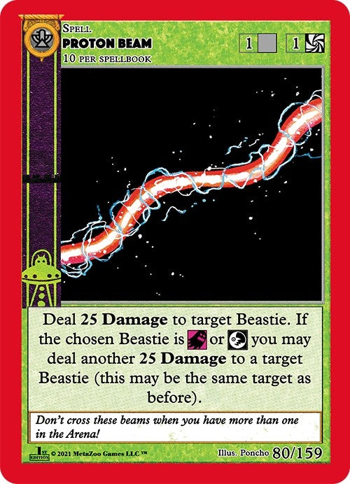 Image for Proton Beam (Cryptid Nation: First Edition) (80) - MetaZoo
