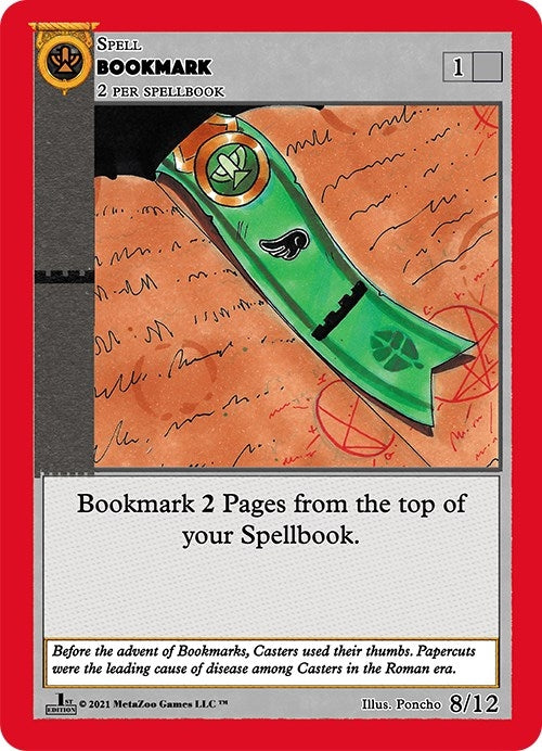 Image for Bookmark (Deck 5) (Cryptid Nation: First Edition Release Event Deck) (8) - MetaZoo