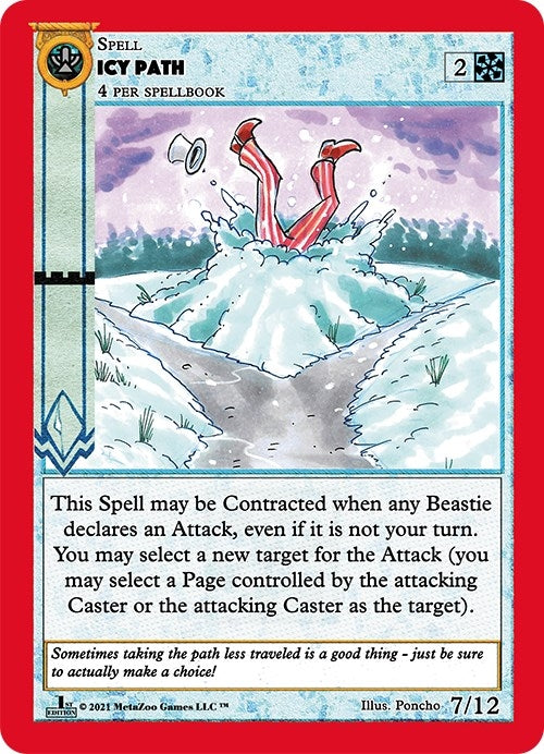 Image for Icy Path (Cryptid Nation: First Edition Release Event Deck) (7) - MetaZoo