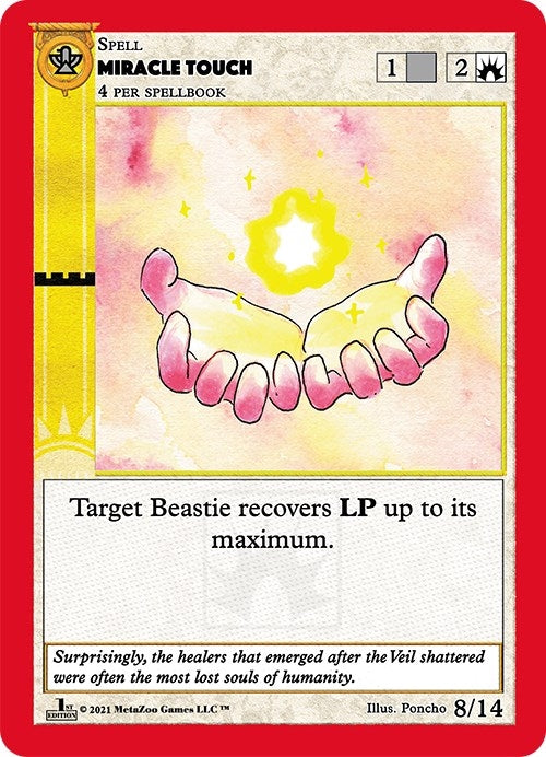 Image for Miracle Touch (Cryptid Nation: First Edition Release Event Deck) (8) - MetaZoo