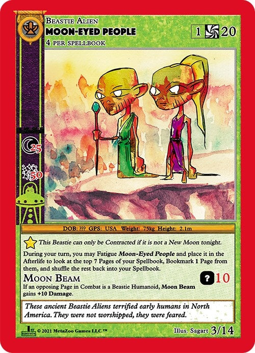Image for Moon-Eyed People (Cryptid Nation: First Edition Release Event Deck) (3) - MetaZoo