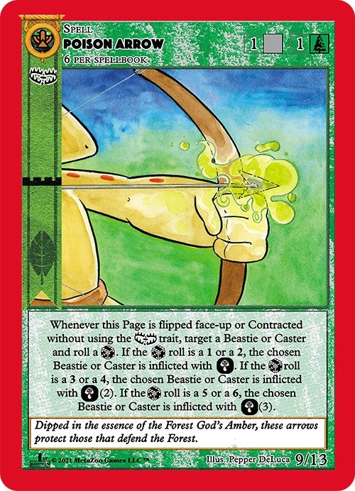 Image for Poison Arrow (Cryptid Nation: First Edition Release Event Deck) (9) - MetaZoo