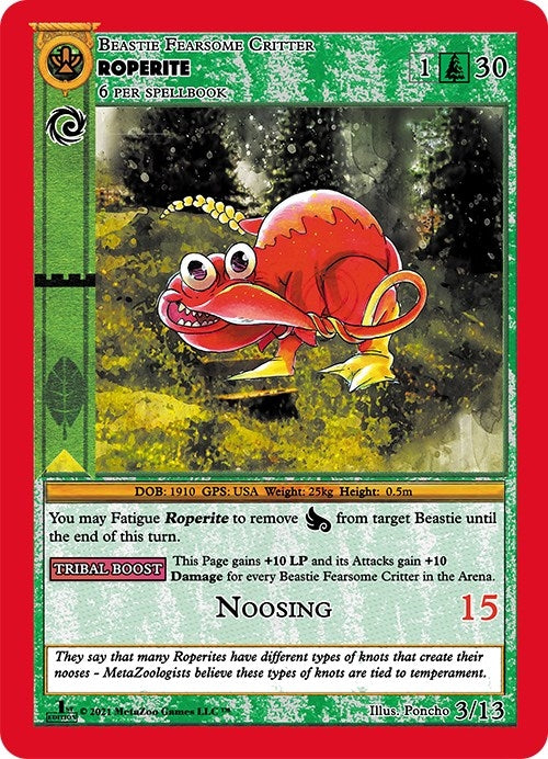 Image for Roperite (Cryptid Nation: First Edition Release Event Deck) (3) - MetaZoo