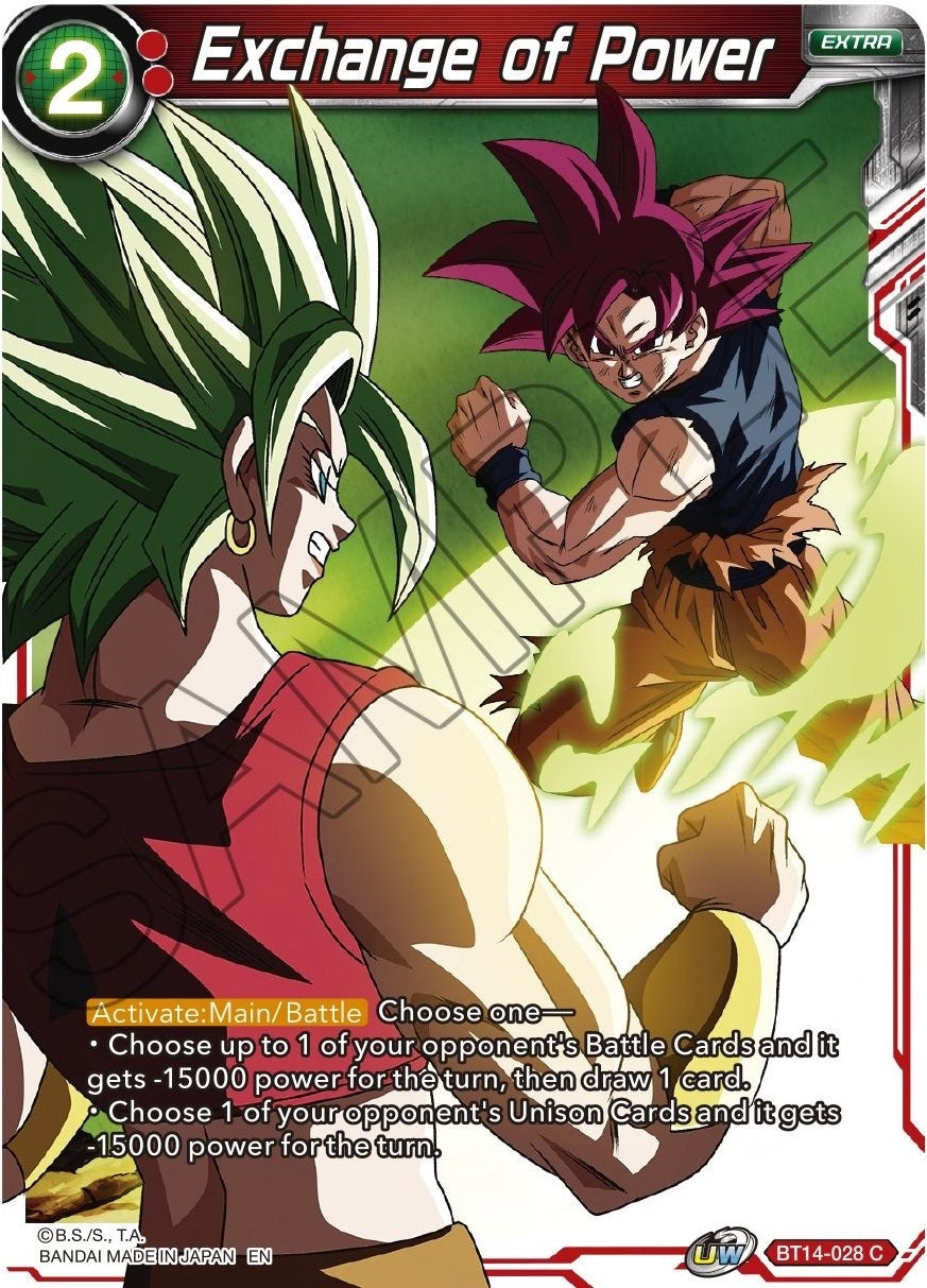 Image for Exchange of Power (Cross Spirits) (BT14-028) - Dragon Ball Super: Masters
