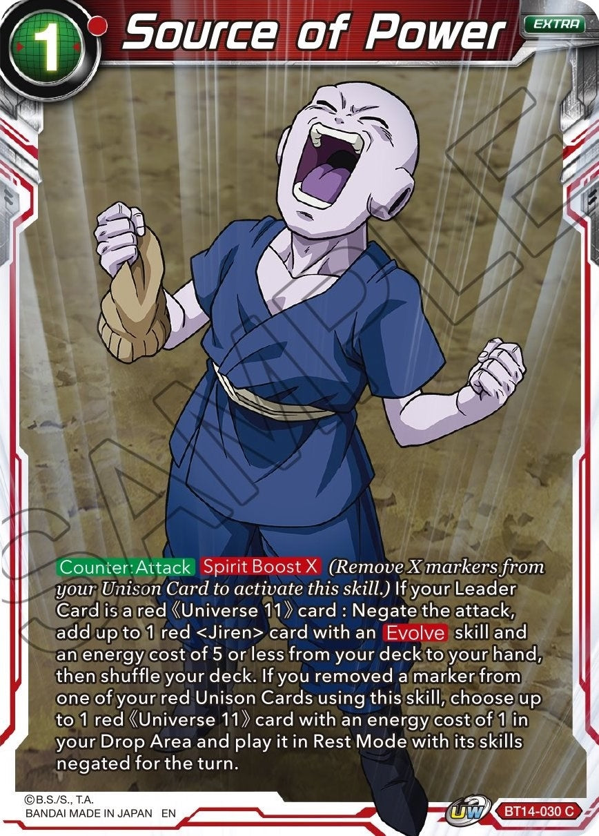 Image for Source of Power (Cross Spirits) (BT14-030) - Dragon Ball Super: Masters