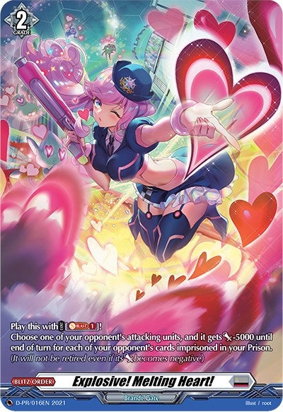 Image for Explosive! Melting Heart! (016) (D Promo Cards) (D-PR/016EN) - Cardfight Vanguard