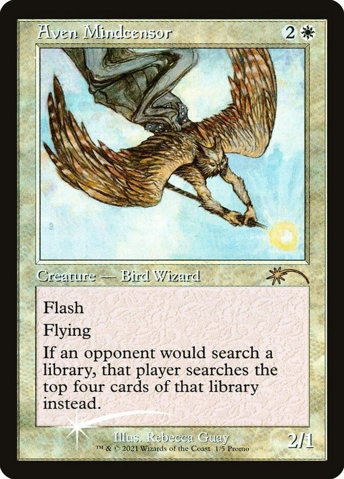 Image for Aven Mindcensor (Retro Frame) (WPN & Gateway Promos) (1) - Magic: The Gathering