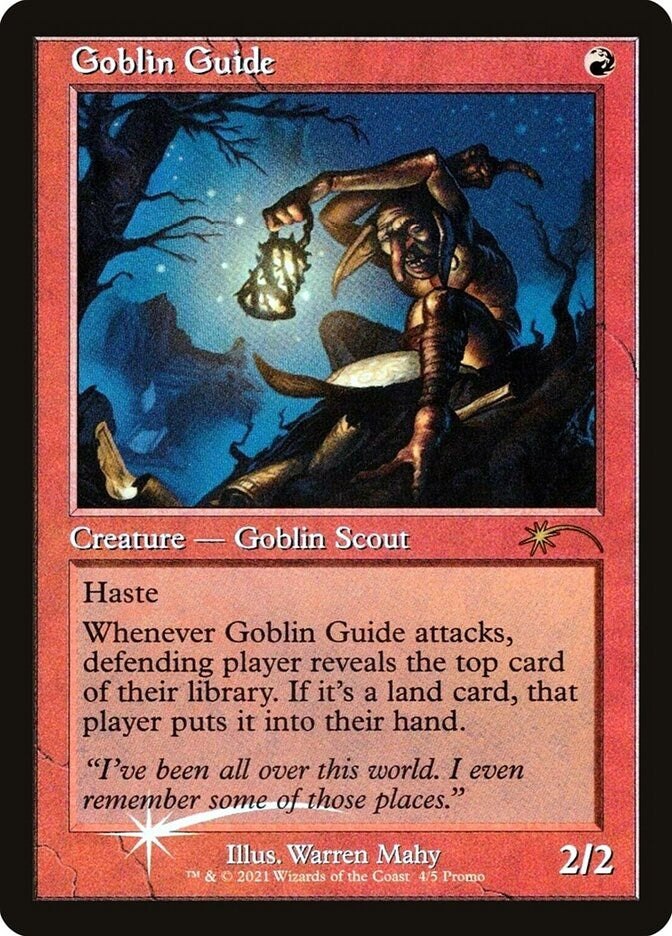 Image for Goblin Guide (Retro Frame) (WPN & Gateway Promos) (4) - Magic: The Gathering