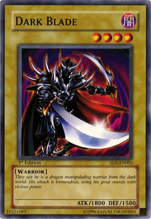 Image for Dark Blade (Structure Deck: Warrior's Triumph) (SD5-EN003) - YuGiOh