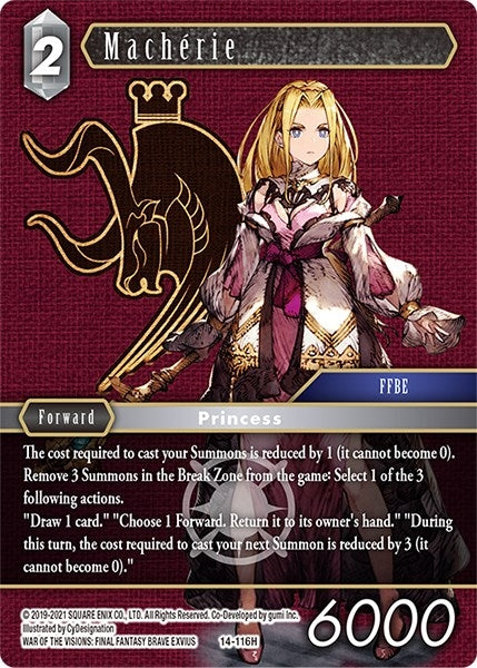 Image for Macherie (Opus XIV: Crystal Abyss) (14-116H) - Final Fantasy TCG