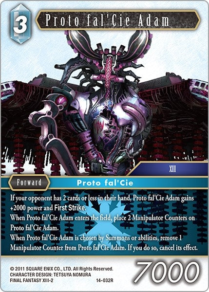 Image for Proto fal'Cie Adam (Opus XIV: Crystal Abyss) (14-032R) - Final Fantasy TCG