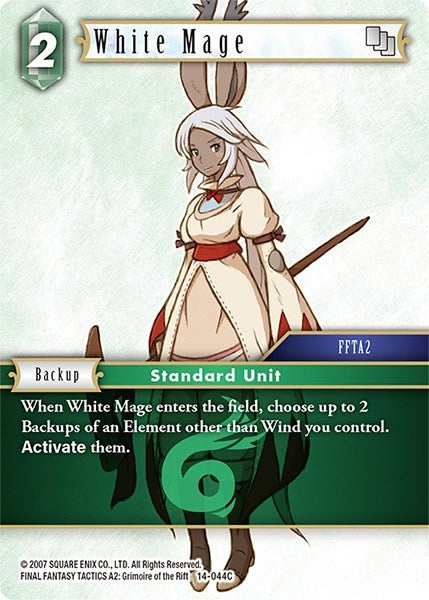 Image for White Mage (Opus XIV: Crystal Abyss) (14-044C) - Final Fantasy TCG