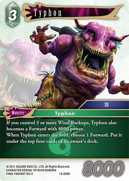 Image for Typhon (Opus XIV: Crystal Abyss) (14-049H) - Final Fantasy TCG