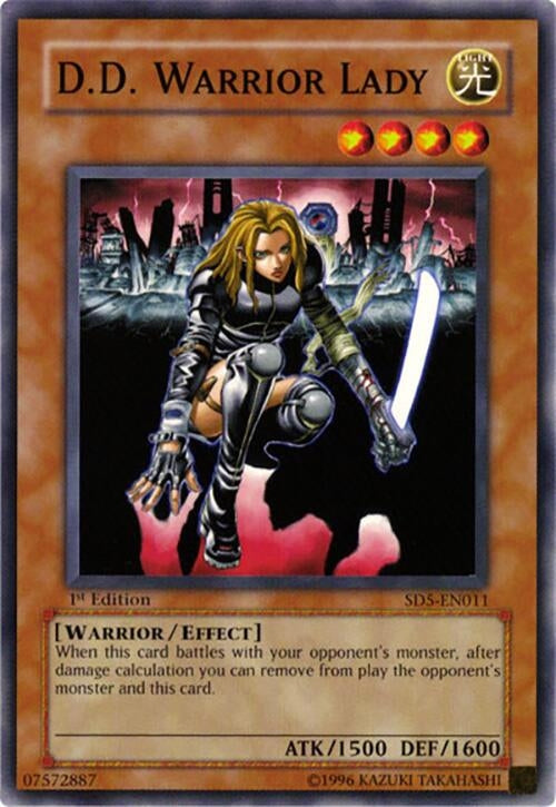 Image for D.D. Warrior Lady (Structure Deck: Warrior's Triumph) (SD5-EN011) - YuGiOh