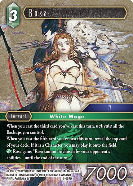 Image for Rosa (Opus XIV: Crystal Abyss) (14-057H) - Final Fantasy TCG