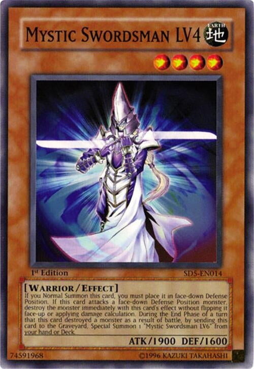 Image for Mystic Swordsman LV4 (Structure Deck: Warrior's Triumph) (SD5-EN014) - YuGiOh